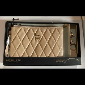 London Fog Wristlet Wallet and Key Fob Set